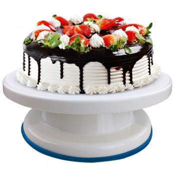 6PCs/Set Plastic Cake Turntable Rotating Cake Plastic Dough Knife Decorating 10 Inch Cream Cakes Stand Cake Rotary Table Hot Sal
