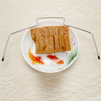 10 Inch Cake Slicing Knife DIY Stainless Steel Double Line Adjustable Butter Butter Bread Cake Cutter Home Kitchen Baking Tools