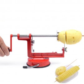 Twister Potato slicer Stainless Steel Potato Manual Cutter Spiral Chips Twisted Potato Apple Slicer French Fry Cutter