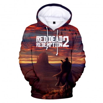 LUCKYFRIDAYF RED DEAD REDEMPTION 2 3D Printed Hoodies Women/Men Long Sleeve Fashion Hooded Sweatshirts 2018 Hot Game Casual Wear