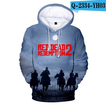 LUCKYFRIDAYF RED DEAD REDEMPTION 2 3D Printed Hoodies Women/Men Long Sleeve Fashion Hooded Sweatshirts 2018 Hot Game Casual Wear