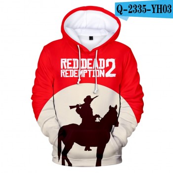 LUCKYFRIDAYF RED DEAD REDEMPTION 2 3D Printed Hoodies Women/Men Long Sleeve Fashion Hooded Sweatshirts 2018 Hot Game Casual Wear