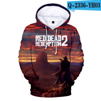 LUCKYFRIDAYF RED DEAD REDEMPTION 2 3D Printed Hoodies Women/Men Long Sleeve Fashion Hooded Sweatshirts 2018 Hot Game Casual Wear