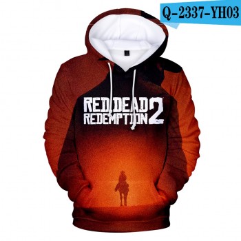 LUCKYFRIDAYF RED DEAD REDEMPTION 2 3D Printed Hoodies Women/Men Long Sleeve Fashion Hooded Sweatshirts 2018 Hot Game Casual Wear