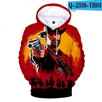 LUCKYFRIDAYF RED DEAD REDEMPTION 2 3D Printed Hoodies Women/Men Long Sleeve Fashion Hooded Sweatshirts 2018 Hot Game Casual Wear