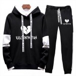 BTS 2018 Autumn/Winter XXXTentacion Revenge Kill Hip Hop Hoodies Sweatshirts And Sweatpants Men Two Piece Set Hooded Suit Velvet