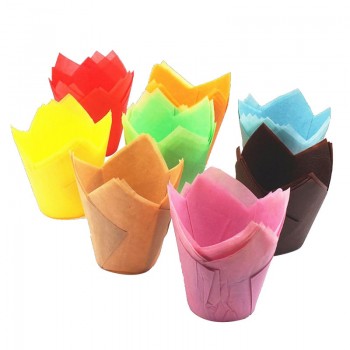 Urijk Random Color Muffin Moulds Silicone Mold Bakeware Cupcake Liner Cupcake Stand DIY Baking Cake Decorating Tools Mutisize