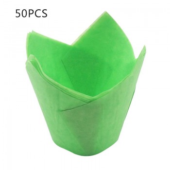 Urijk Random Color Muffin Moulds Silicone Mold Bakeware Cupcake Liner Cupcake Stand DIY Baking Cake Decorating Tools Mutisize