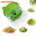 HOOMIN Carrot Cucumber Grater Spiral Blade Cutter  Vegetable Fruit Spiral Slicer  Salad Tools  Zucchini Noodle Spaghetti Maker