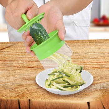 HOOMIN Carrot Cucumber Grater Spiral Blade Cutter  Vegetable Fruit Spiral Slicer  Salad Tools  Zucchini Noodle Spaghetti Maker