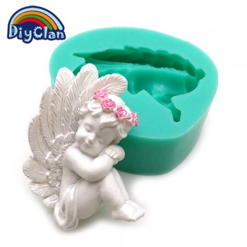 3 style DIY silicone fondant cake Cupid Little Angel molds cake decoration tools chocolate mold mini style candy clay mould