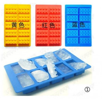 YONGHAO Cake Tools Holes Lego Mini Figure Robot Ice Cube Tray Mold Chocolate Cake Jelly Jello Silicone Mold Fondant Moulds  N543