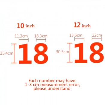 PET 0-8 Numbers Cake Mold Cake Decorating Tools Confeitaria Maker Birthday Cake Design Bakeware Pastry Tools 4/6/8/10/12/14inch