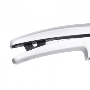Garlic Press amp; Slicer 2 in 1 - Aluminium Garlic amp; Ginger Mincer and Slicer - with Slicing and Grinding - Kitchen Cooking Tools