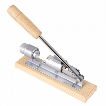 Stainless Steel Nutcracker With Wooden Handle Multi-Function Nut Cracker Sheller Walnut Cracker Plier Metal Opener Kitchen Tool