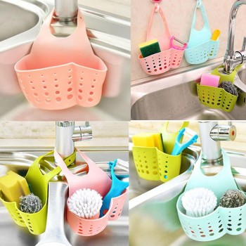 Portable Basket Home Kitchen Hanging Drain Basket Bag Bath Storage Tools Sink Holder Kitchen Accessory  10