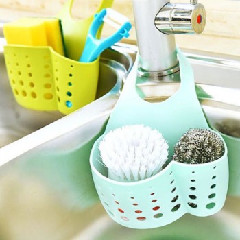 Portable Basket Home Kitchen Hanging Drain Basket Bag Bath Storage Tools Sink Holder Kitchen Accessory  10