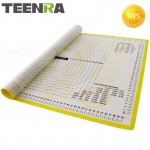 TEENRA 1PCS 66*46cm Non Stick Rolling Dough Mat Silicone Baking Mats And Liners Oven Silicone Pastry Mat Bakeware cozinha
