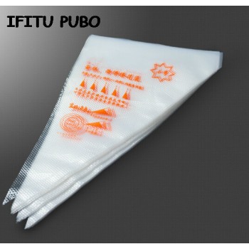 50PCS Small/Large Size Disposable Piping Bag Icing Fondant Cake Cream bag Decorating Pastry Tip Tool GYH