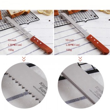 3pc/set Adjustable Cake Layer Cut Mousse Kitchen Chef Serrated Toast Knife Cake Slicer Device Mold Bakeware Baking Cake Tools
