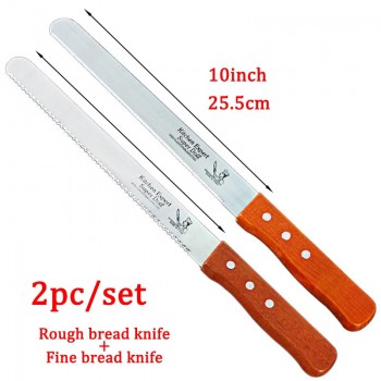3pc/set Adjustable Cake Layer Cut Mousse Kitchen Chef Serrated Toast Knife Cake Slicer Device Mold Bakeware Baking Cake Tools