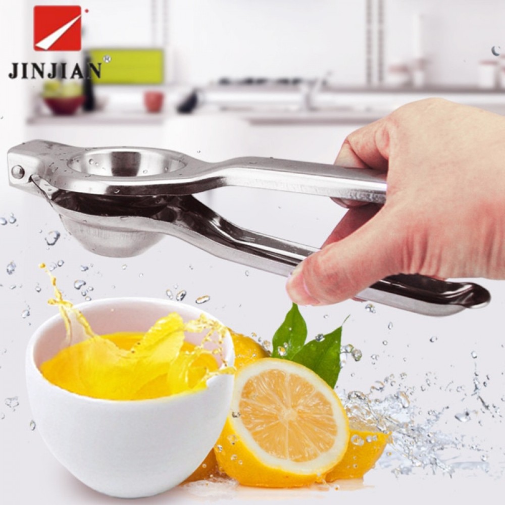 JINJIAN Kitchen Tools Lemon Squeezer Stainless Steel Orange Juicer Fruit Juice Reamers Fast Handle Press Multifunctional Tool
