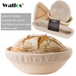 WALFOS  Natural Rattan Fermentation Wicker Basket Country Baguette French Bread Mass Proofing Baskets Dough Banneton Baskets