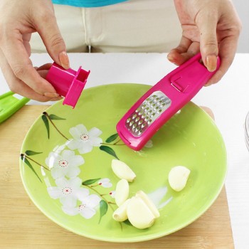 Useful Multifunctional Ginger Garlic Press Grinding Grater Planer Slicer Mini Cutter Cooking Gadgets Tools Kitchen Accessories