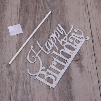10 Pcs Happy Birthday Cake Topper Creative Dessert Cake Decorations Children Kids Baby Boy Girl Adult Party Decoration Supplies