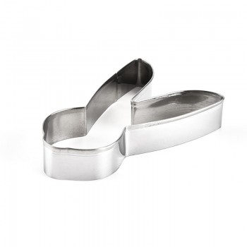 Tofok 4pcs Set Stainless Steel Biscuit Cookie Mold Easter Kitchenware 3D Cookie Cutter DIY Baking Decor Pastry Modelling Tools