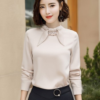 plus sze women tops long sleeve women shirts fashion woman blouse 2018 Autumn women blouse chiffon blouse shirt blusas 1605 50