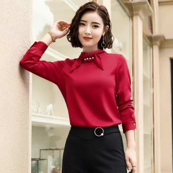 plus sze women tops long sleeve women shirts fashion woman blouse 2018 Autumn women blouse chiffon blouse shirt blusas 1605 50
