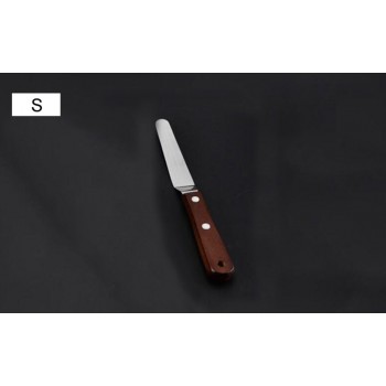 Tofok 1 PC 4/6/8/10/12 Inch Cream Knife Roasting Pastry Stainless Steel Butter Cake Spatula Smoother Wooden Handle Kitchen Tools