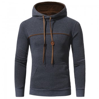 Brand New Men Hoodies Sweatshirt Classic Solid Color Tracksuit Fashion Streetwear Casual Male Hooded Pullover Sportswear