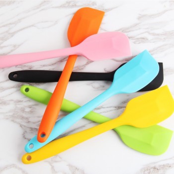 one-piece silicone scraper cake baking Tool food grade Non Stick butter cooking silicone spatula rubber shovel bakery tools