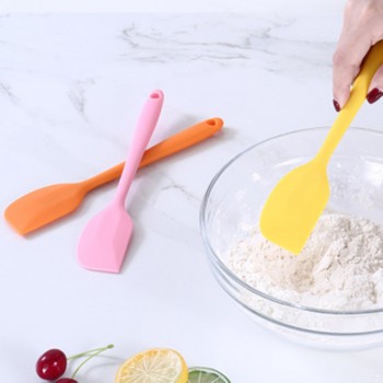 one-piece silicone scraper cake baking Tool food grade Non Stick butter cooking silicone spatula rubber shovel bakery tools