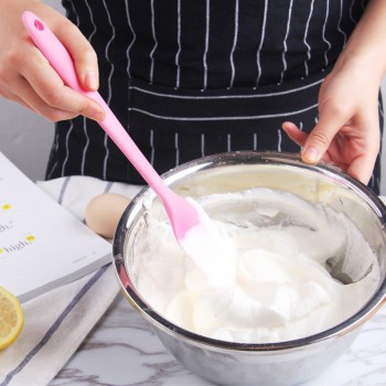 one-piece silicone scraper cake baking Tool food grade Non Stick butter cooking silicone spatula rubber shovel bakery tools