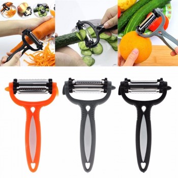 Potato Spiral Cutter Slicer Stainless Steel + Plastic Fried Potatoes Kitchen Accessories Tools Carrots Cucumber Rotate Shredder