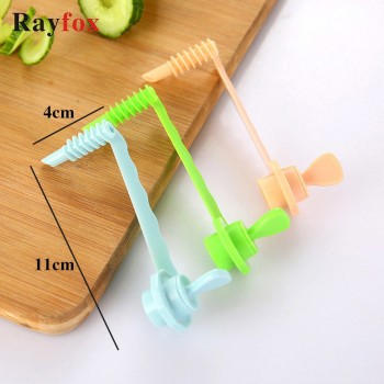 Potato Spiral Cutter Slicer Stainless Steel + Plastic Fried Potatoes Kitchen Accessories Tools Carrots Cucumber Rotate Shredder