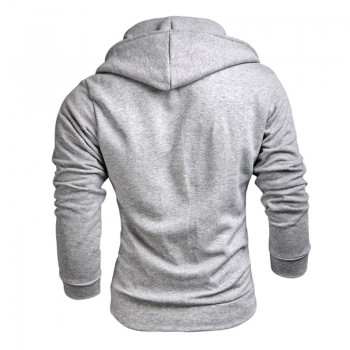 TANGNEST Men Hoodies 2019 New Design Male Solid Casual Fleece Sweatshirt Mens Slim Fit Zipper Popular Coat Size MWW883