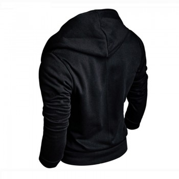 TANGNEST Men Hoodies 2019 New Design Male Solid Casual Fleece Sweatshirt Mens Slim Fit Zipper Popular Coat Size MWW883