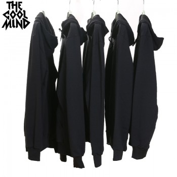 THE COOLMIND top quality long sleeve autumn funny casual men hoodies cotton blend fleece knitted loose men sweatshirts