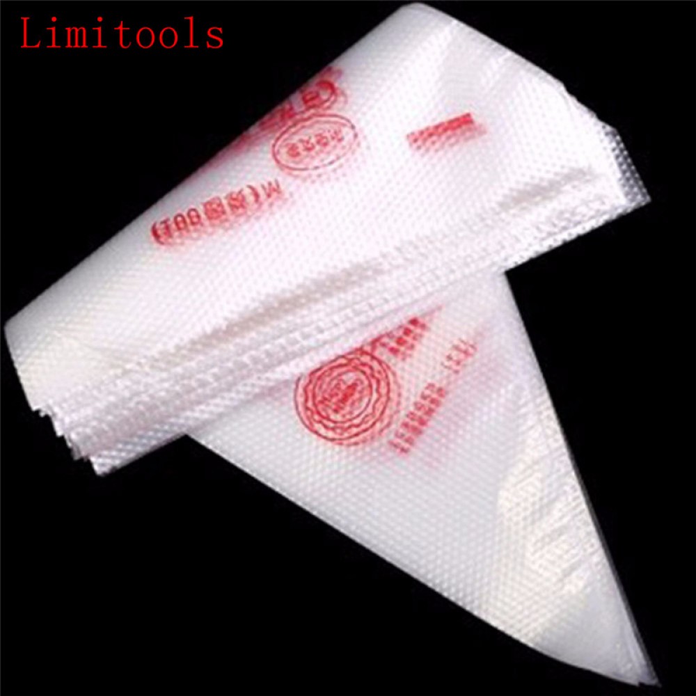 100pcs Disposable Pastry Bag Icing Piping Cake Pastry Cupcake Decorating fit All Size nozzles Pastry Bags Bakeware Tools