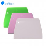 Qookiee Cake Smooth Cream Spatula Baking Pastry Tools Dough Scraper Kitchen Butter Knife Plastic Cake Cutter