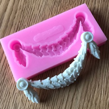 Hot Sale  DIY Sugar craft Cake Vintage Relief Border Silicone Mold Fondant Mold Cake decorating Tools Gum paste Mold