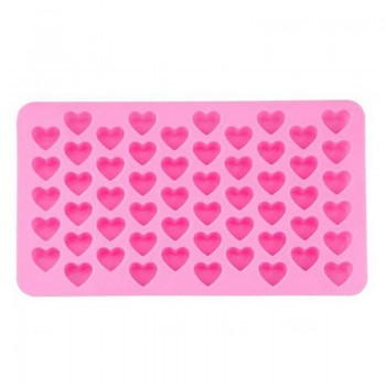 New DIY silicone mold chocolate heart 55 lattices mold cookie tray mold candy