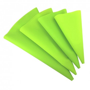 4pcs Confectionery Bag Silicone Icing Piping Cream Pastry Bag Nozzle DIY Cake Decorating Baking Decorating Tools Dropship