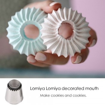 2 Sizes DIY Nozzle Stainless Steel Dessert Cake Decorating Tips Kitchen Accessories Cookie Bis Icing Piping Cream Pastry Bag D20