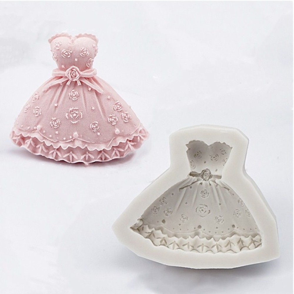 Aouke variety skirt dress silicone mold groom bride fondant cake mold bakingM102/D106/G057