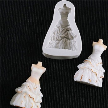 Aouke variety skirt dress silicone mold groom bride fondant cake mold bakingM102/D106/G057
